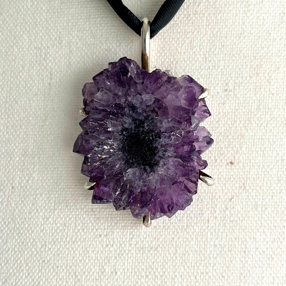 Amethyst Sterling Silver Pendant